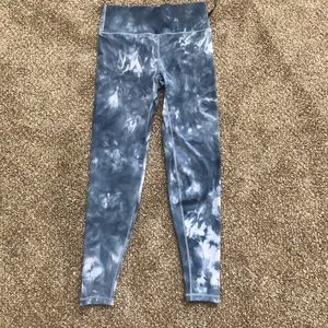 Blue Tie Dye Leggings